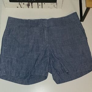 J. Crew Denim Blue Shorts Chambray Style